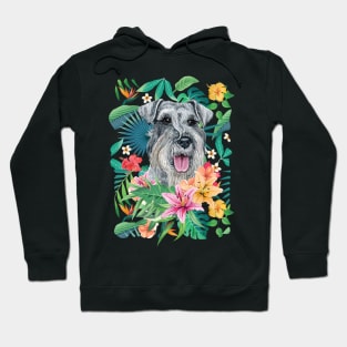 Tropical Standard Schnauzer Hoodie